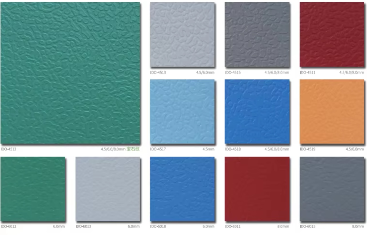 کفپوش رولی ،تمام پی وی سی ،ورزشی